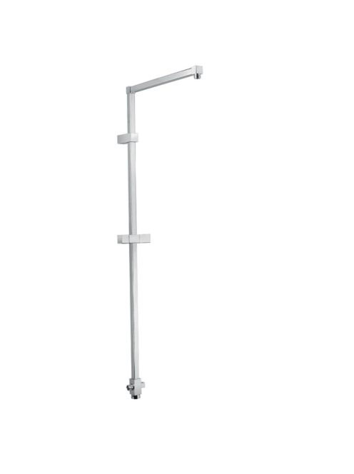 Bugnatese Wellness szögletes zuhanyrúd váltóval, króm 19120C