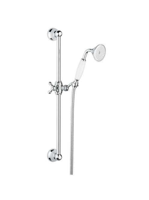 Bugnatese Wellness klasszikus zuhanyrúd szettel, szálcsiszol