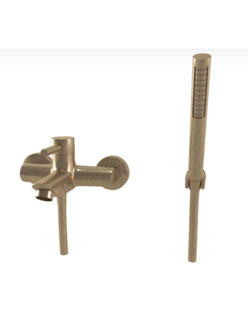 Bugnatese Kobuk kádcsaptelep zuhanyszettel, bronz 2202BR - F