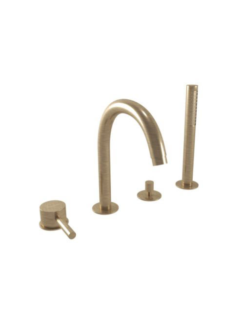 Bugnatese Kobuk 4-lyukú kádcsaptelep, bronz 2255BR - Fürdősz