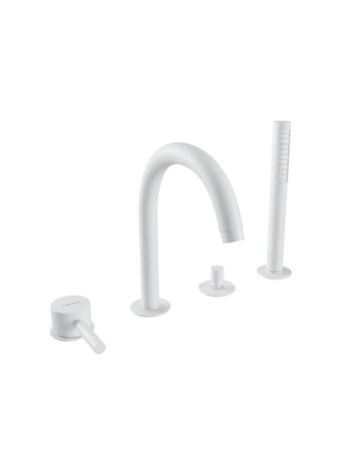 Bugnatese Kobuk 4-lyukú kádcsaptelep, matt fehér 2255BI - Fü