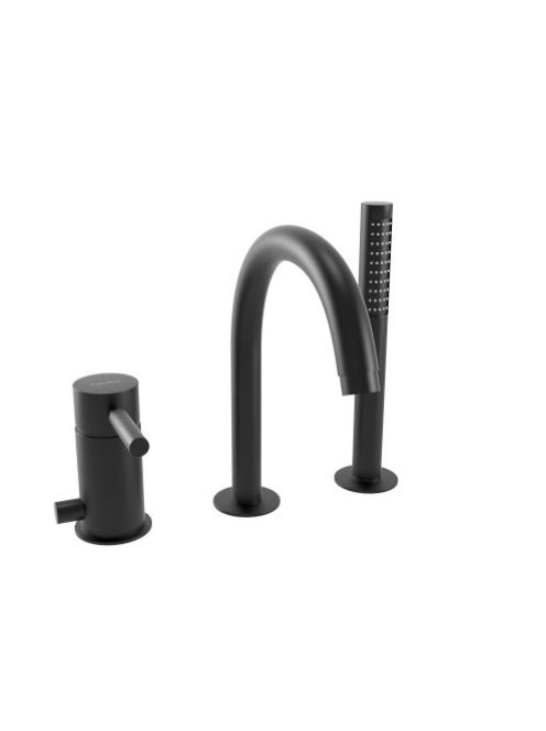 Bugnatese Kobuk 3-lyukú kádcsaptelep, matt fekete 2256NE - F