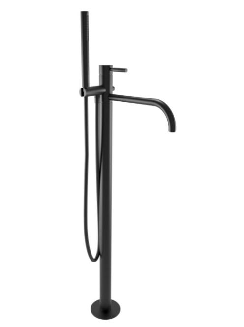 Bugnatese Kobuk szabadonálló kádcsaptelep zuhanyszettel, mat