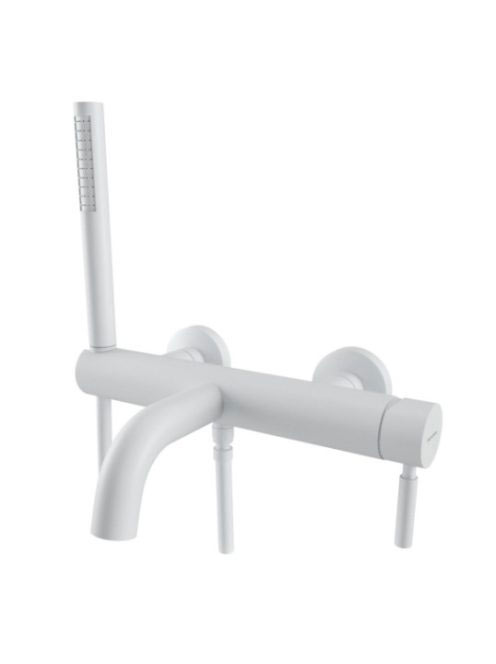 Bugnatese Kobuk kádcsaptelep zuhanyszettel, matt fehér 2290B