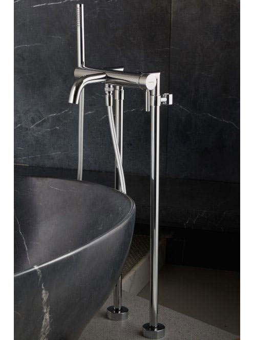 Bugnatese Kobuk szabadonálló kádcsaptelep zuhanyszettel, kró