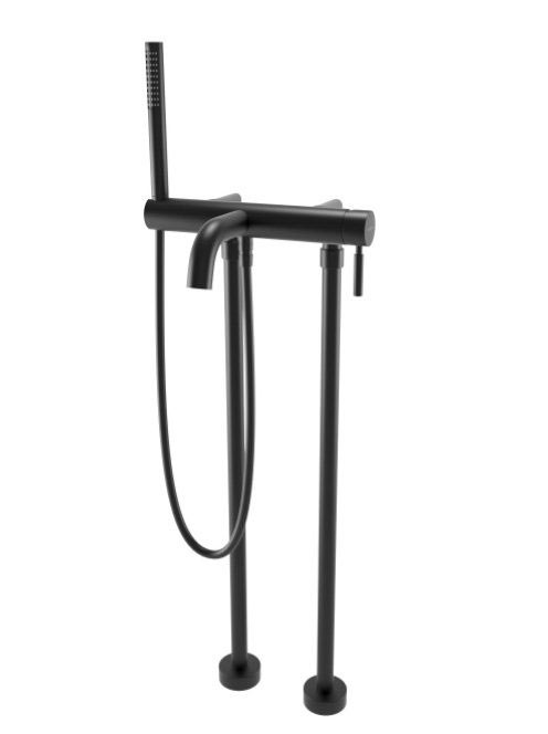 Bugnatese Kobuk szabadonálló kádcsaptelep zuhanyszettel, mat