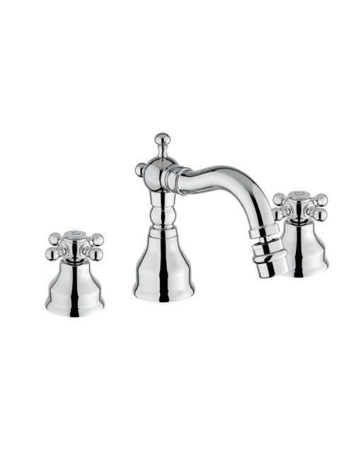 Bugnatese Revival 3-lyukas bidé csaptelep leeresztővel, aran