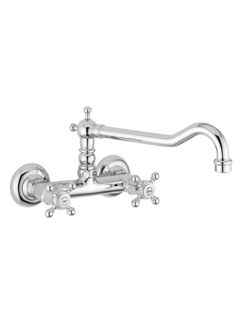 Bugnatese Revival fali mosogatócsaptelep, bronz 452BR - Kony