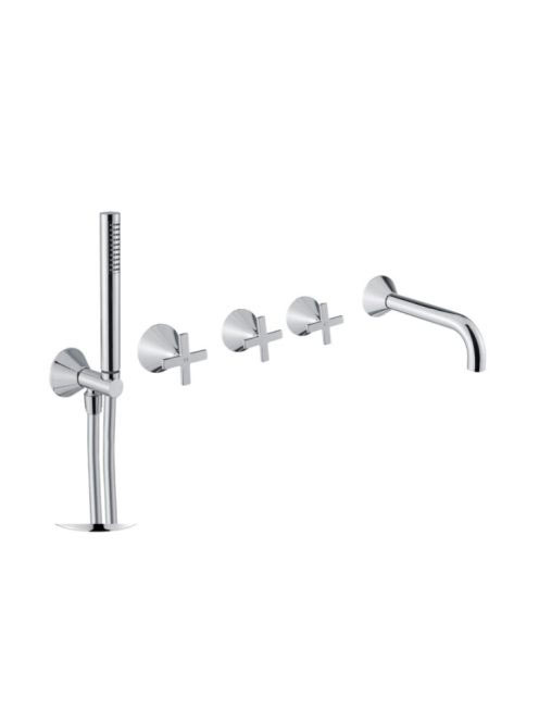 Bugnatese Orion falsík alatti zuhanyrendszer, matt fekete 55