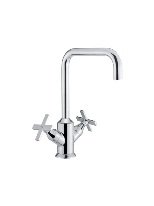 Bugnatese Orion mosdócsaptelep leeresztővel, matt fekete 553