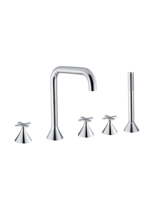 Bugnatese Orion peremre szerelhető 5 lyukas kádcsaptelep, sz