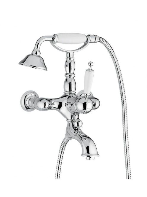 Bugnatese Oxford kádcsaptelep zuhanyszettel, króm 6300CR - F