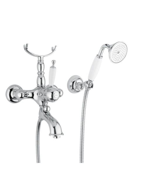 Bugnatese Oxford termosztátos kádcsaptelep zuhanyszettel, kr