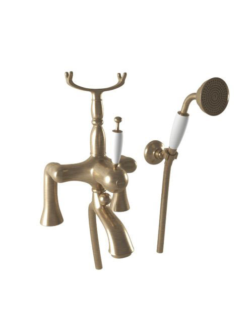 Bugnatese Oxford kádperemre szerelhető kádcsaptelep zuhanysz