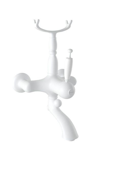 Bugnatese Oxford kádcsaptelep, matt fehér 6308BI - Fürdőszob