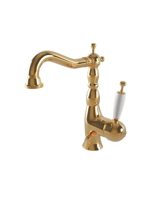 Bugnatese Oxford mosdócsaptelep leeresztő nélkül, arany 6313