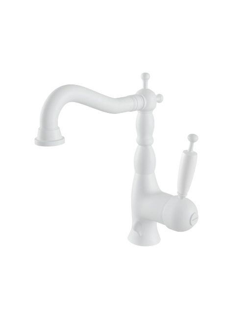 Bugnatese Oxford mosdócsaptelep leeresztő nélkül, matt fehér