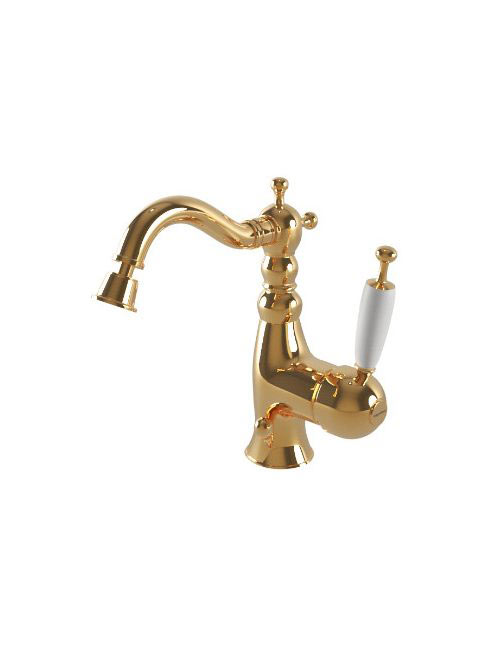 Bugnatese Oxford bidé csaptelep automata leeresztővel, arany