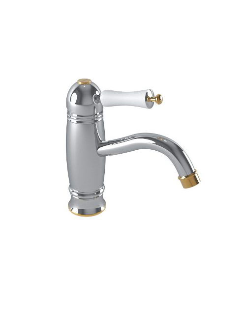 Bugnatese Oxford mosdócsaptelep leeresztő nélkül, króm/arany