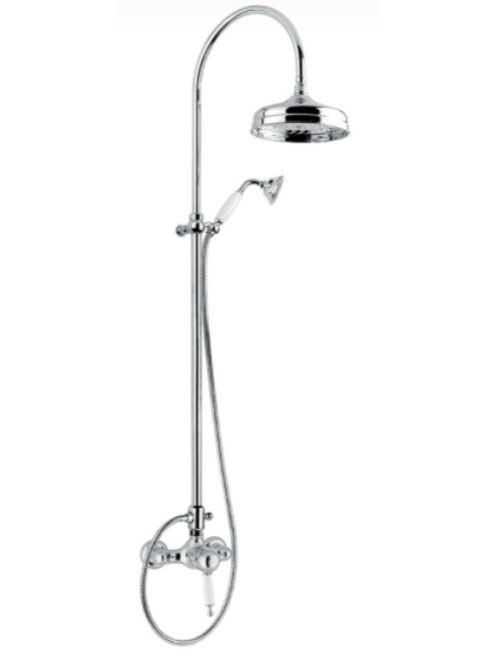 Bugnatese Oxford falon kívüli zuhanyrendszer, króm 6336CCR -