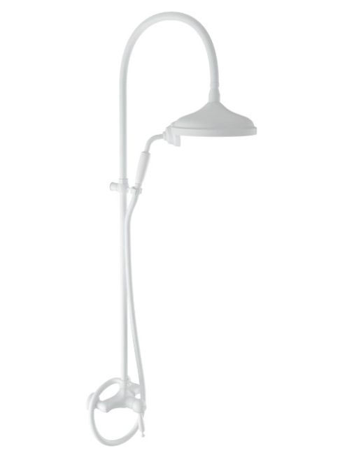 Bugnatese Oxford falon kívüli zuhanyrendszer, matt fehér 633