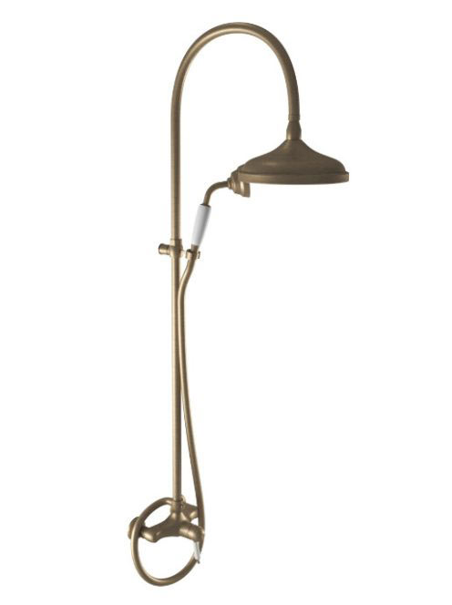 Bugnatese Oxford termosztátos zuhanyrendszer, matt bronz 633