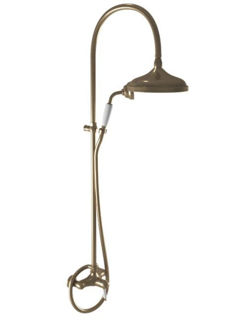 Bugnatese Oxford termosztátos zuhanyrendszer, bronz 6337CBR