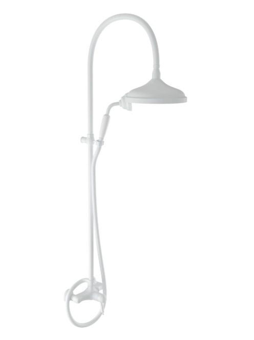 Bugnatese Oxford termosztátos zuhanyrendszer, matt fehér 633