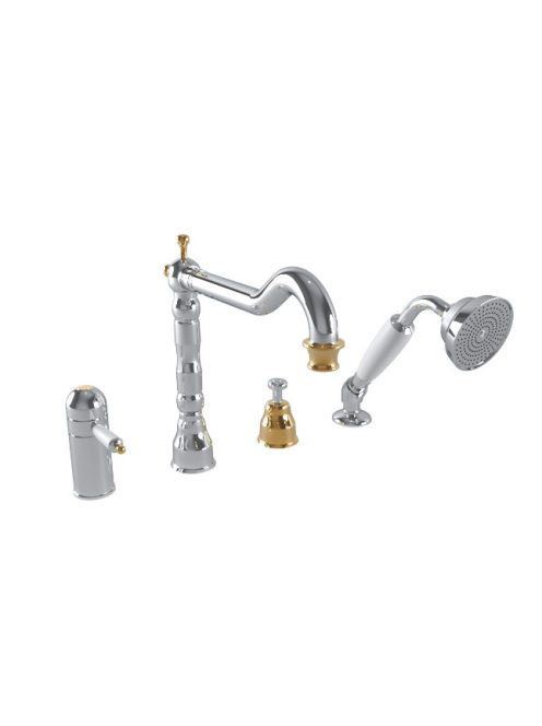 Bugnatese Oxford 4-lyukú kádperemre szerelhető termosztátos