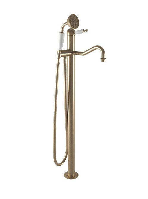 Bugnatese Oxford szabadonálló kádcsaptelep zuhanyszettel, br