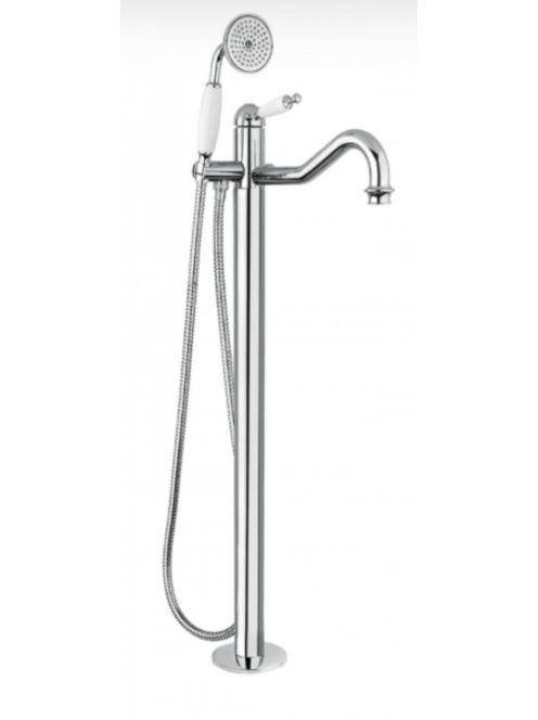 Bugnatese Oxford szabadonálló kádcsaptelep zuhanyszettel, kr