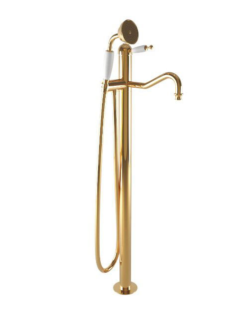 Bugnatese Oxford szabadonálló kádcsaptelep zuhanyszettel, ar