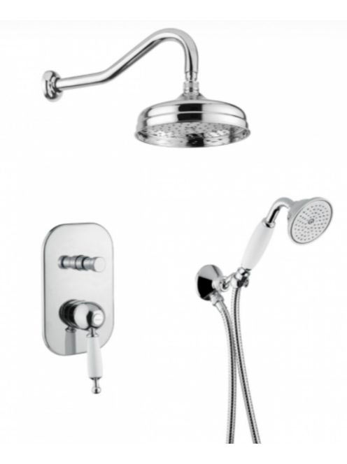 Bugnatese Oxford falsík alatti zuhanyrendszer, króm 6374CR -