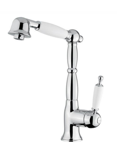 Bugnatese Oxford kihúzhatófejes mosogató csaptelep, arany 63