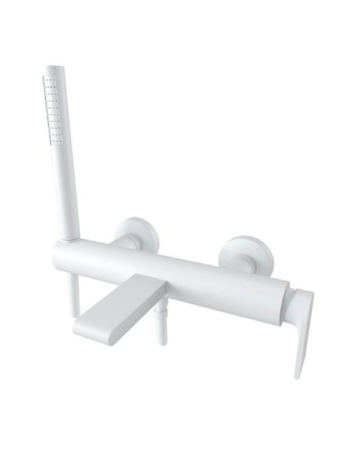 Bugnatese Simple Kádcsaptelep zuhanyszettel, matt fehér 6602