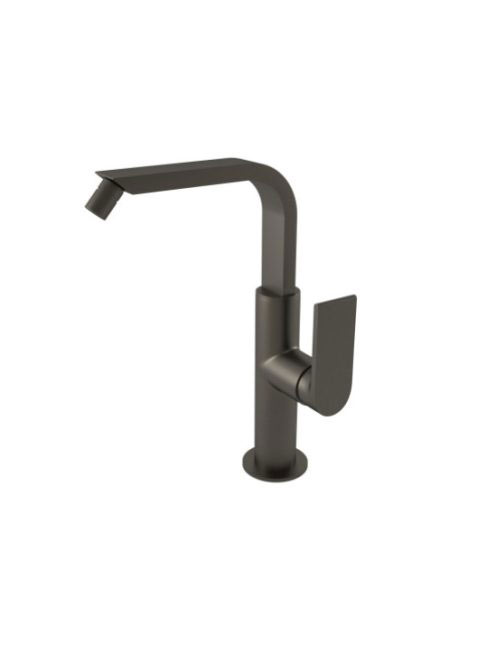 Bugnatese Simple bidé csaptelep leeresztővel, grafit fekete