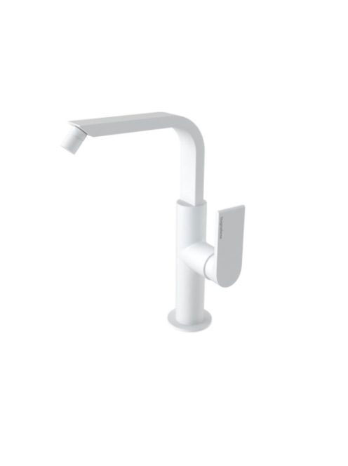 Bugnatese Simple bidé csaptelep leeresztővel, matt fehér 662