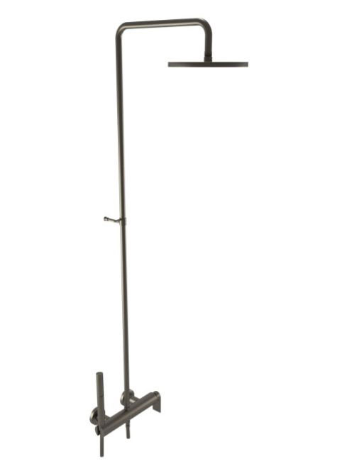 Bugnatese Simple zuhanyrendszer, grafit fekete 6642CGF - Für