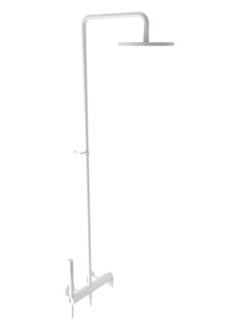 Bugnatese Simple zuhanyrendszer, matt fehér 6642CBI - Fürdős
