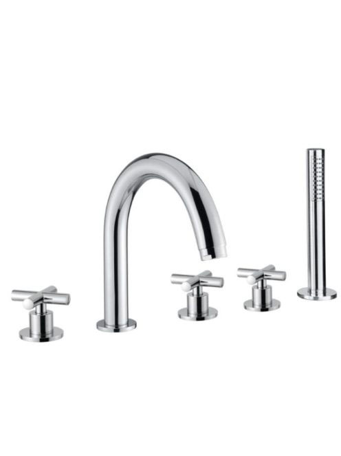 Bugnatese Rodos peremre szerelhető 5-lyukas kádcsaptelep, kr