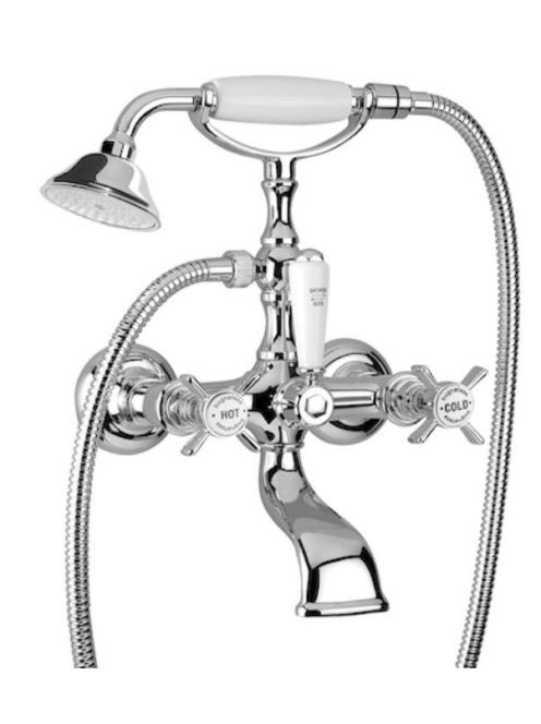 Bugnatese Princeton kádcsaptelep zuhanyszettel, króm 800CR -