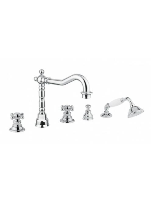 Bugnatese Arcadia peremre szerelhető 5-lyukas kádcsaptelep,