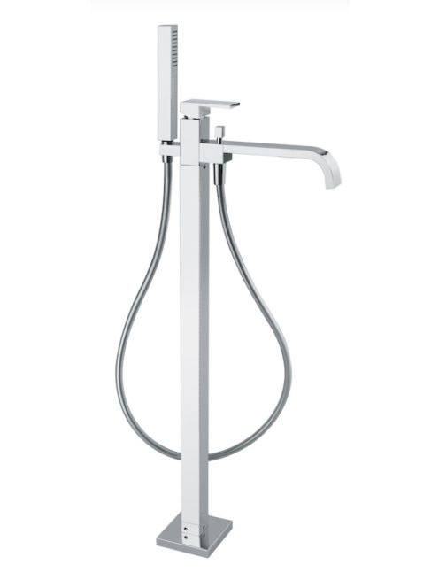 Bugnatese Tetris szabadonálló kádcsaptelep kézizuhannyal, kr