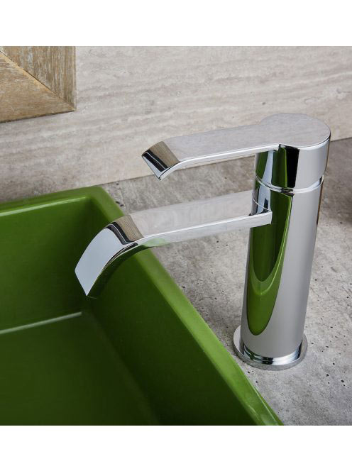 Bugnatese Tess mosdócsaptelep leeresztővel, króm 9613CR - Fü