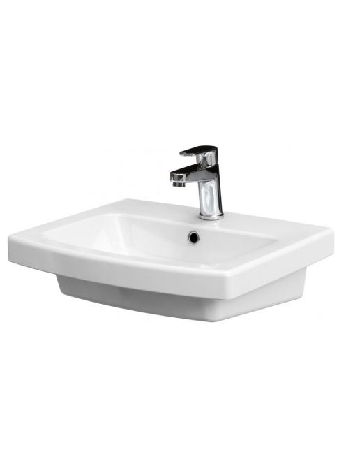 Cersanit Easy 60 kerámia mosdó túlfolyóval, CleanPro bevonat