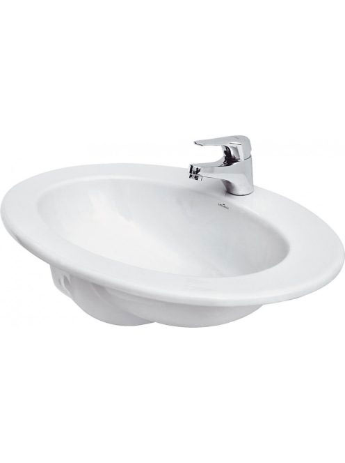 Cersanit Gamma Beépíthető kerámia mosdó 63x47 túlfolyó nélkü