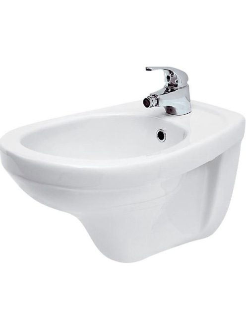 Cersanit Delfi falra szerelhető kerámia bidé csaplyukkal és