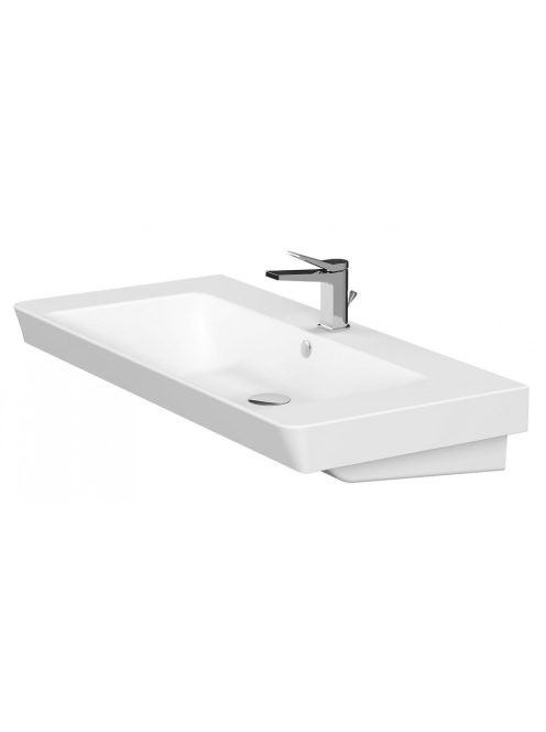 Cersanit Mille 100 bútorra szerelhető kerámia mosdó túlfolyó