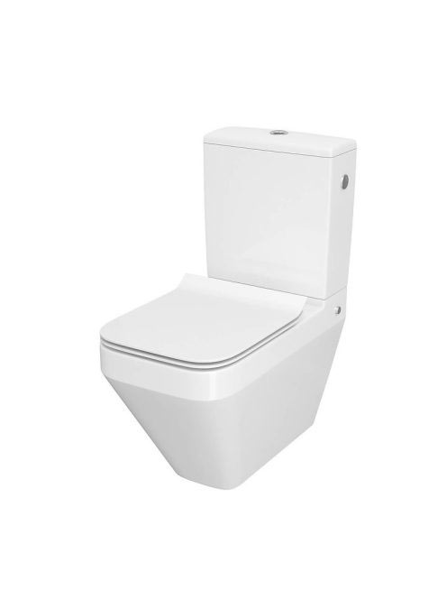 Cersanit Crea szögletes perem nélküli monoblokk WC K114-022