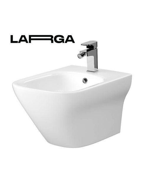 Cersanit Larga fali bidé 52x35,5cm, fehér K120-012 - Fürdősz